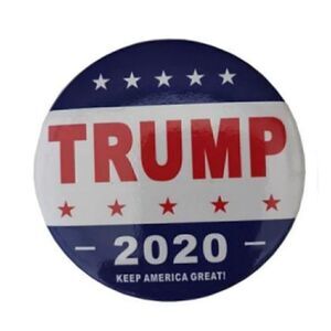 Classic TRUMP 2020 Button Collector’s Item for your Jacket Backpack Hat Vest NEW